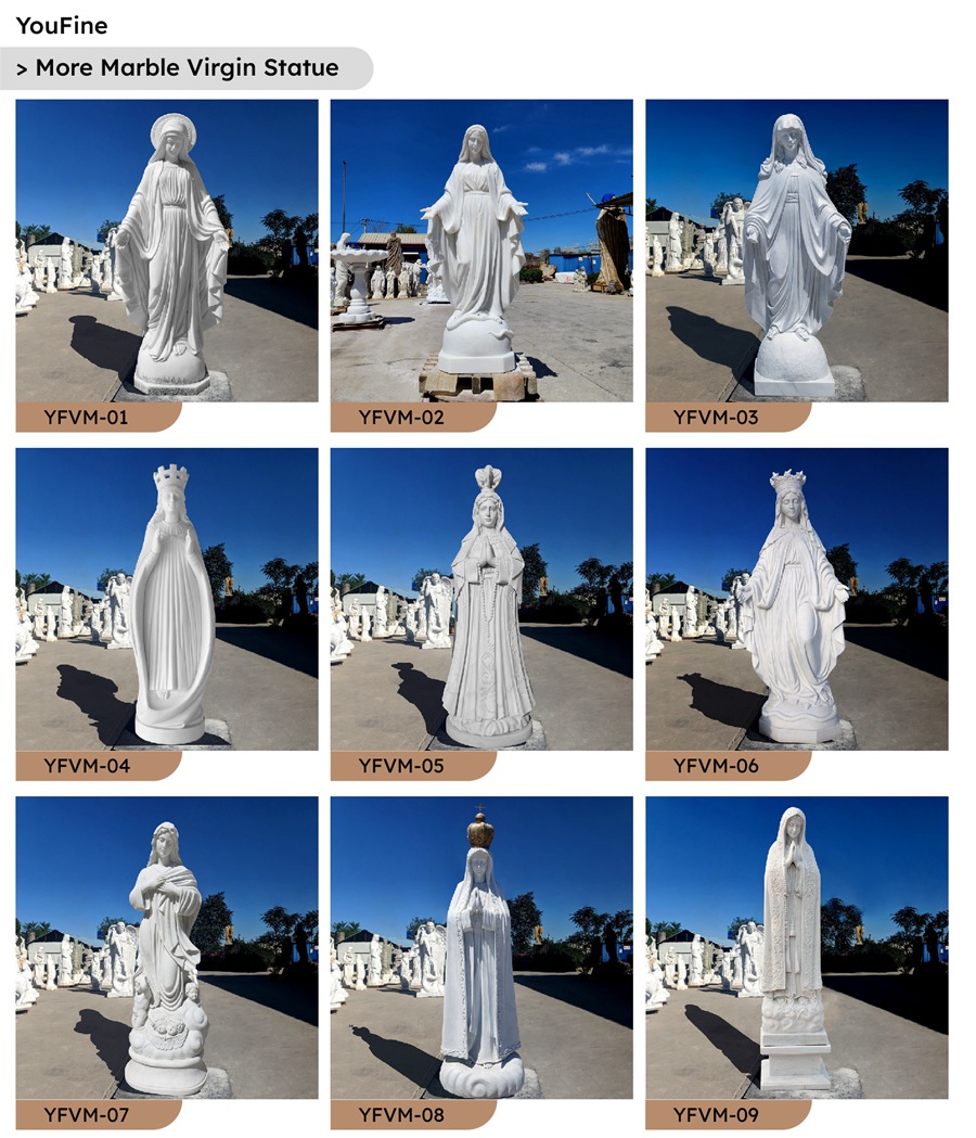 marble virgin mary statue for sale (8)