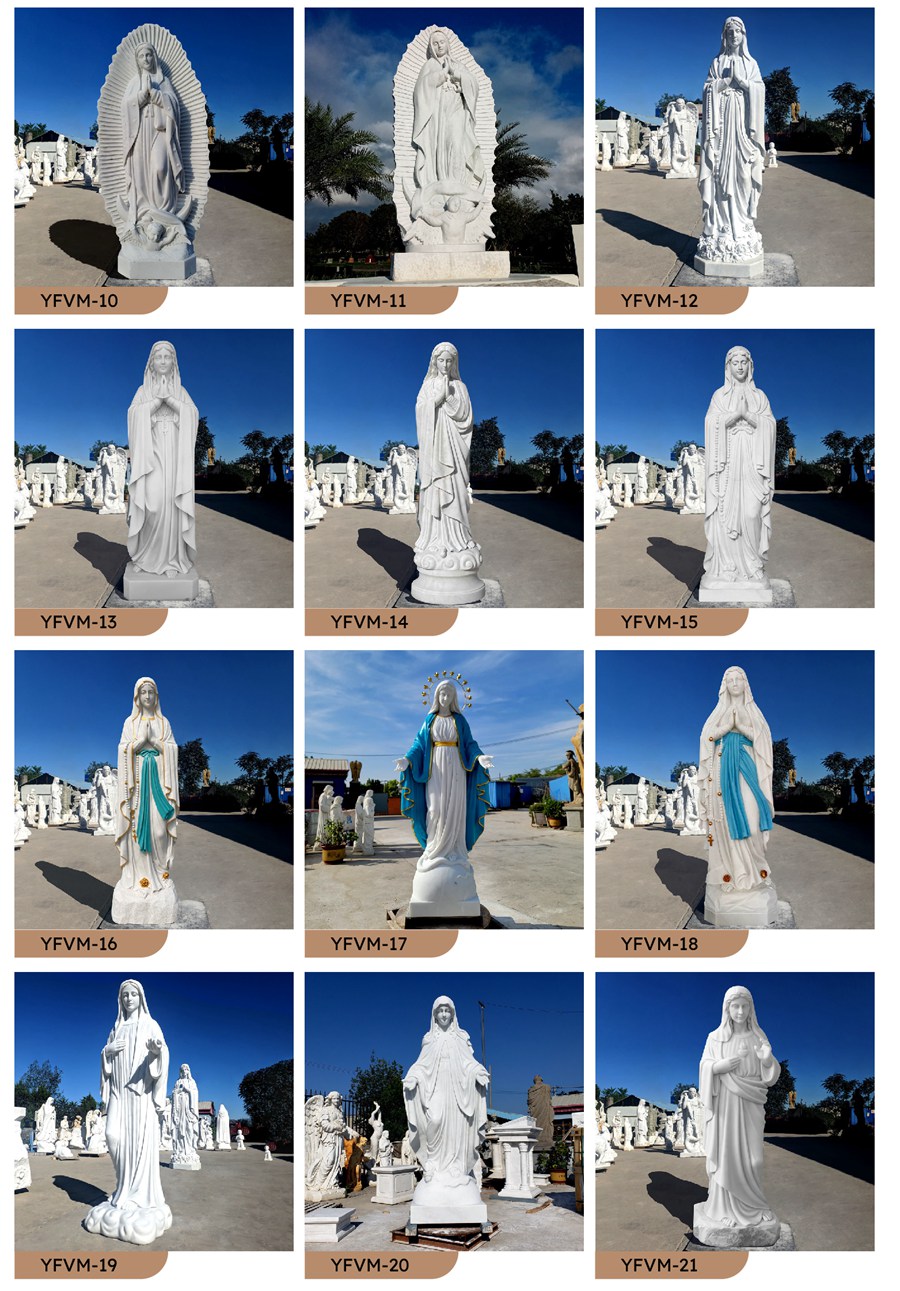 marble virgin mary statue for sale (9)