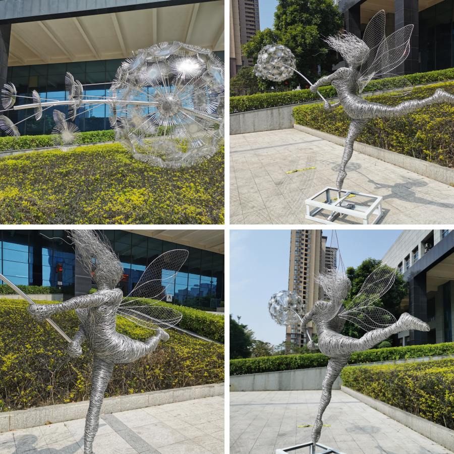 metal garden fairy sculpture for sale (2)
