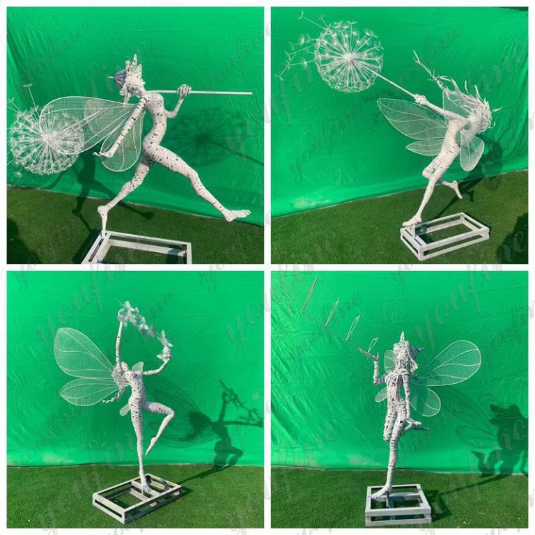 8 Hot-Selling Magical Metal Wire Fairy Dandelion Sculptures