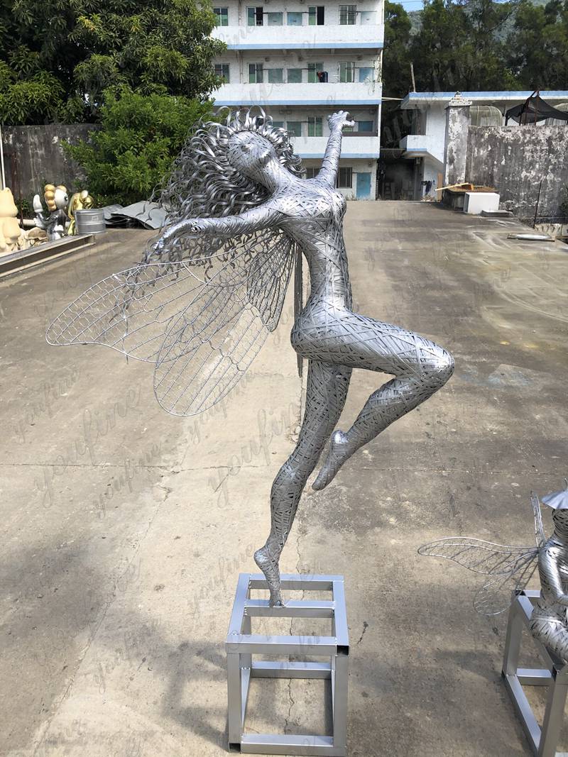 wire dandelion fairy sculpture for sale (6)
