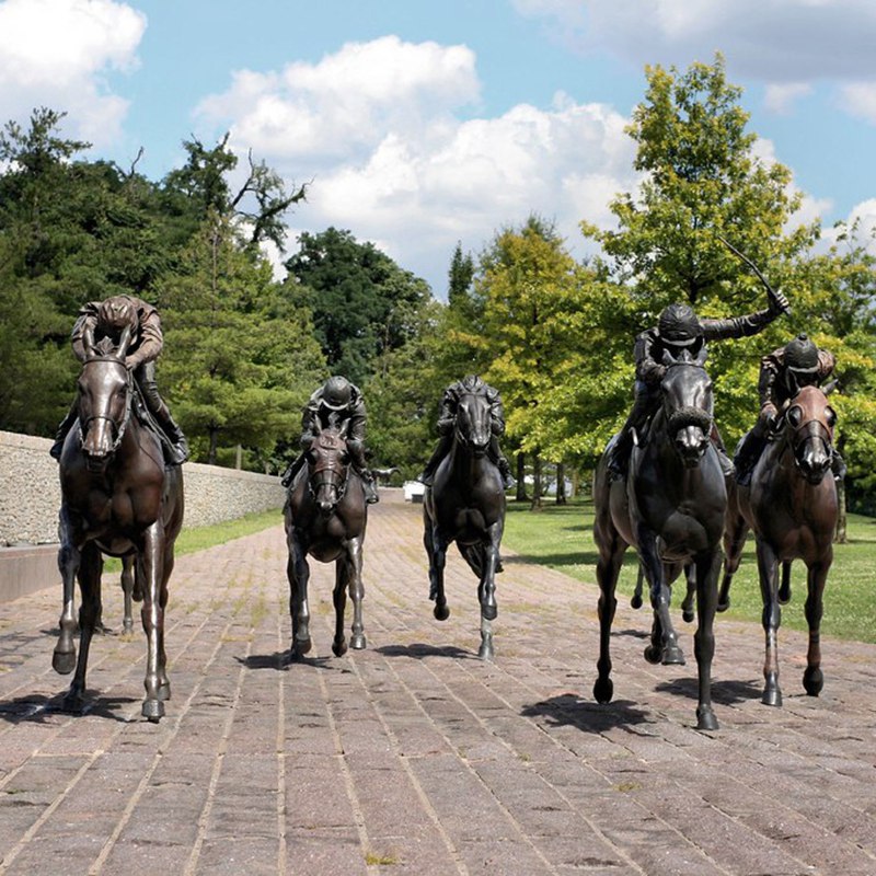 Bronze Horse Racing Statues for Sale (1)