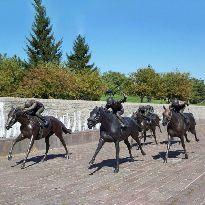 Bronze Horse Racing Statues for Sale (3)