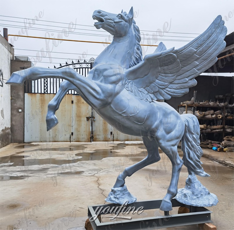 Bronze Pegasus Sculptures for square