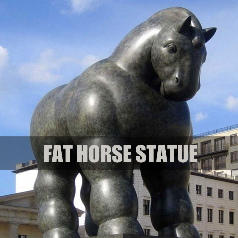 bronze fat horse for sale