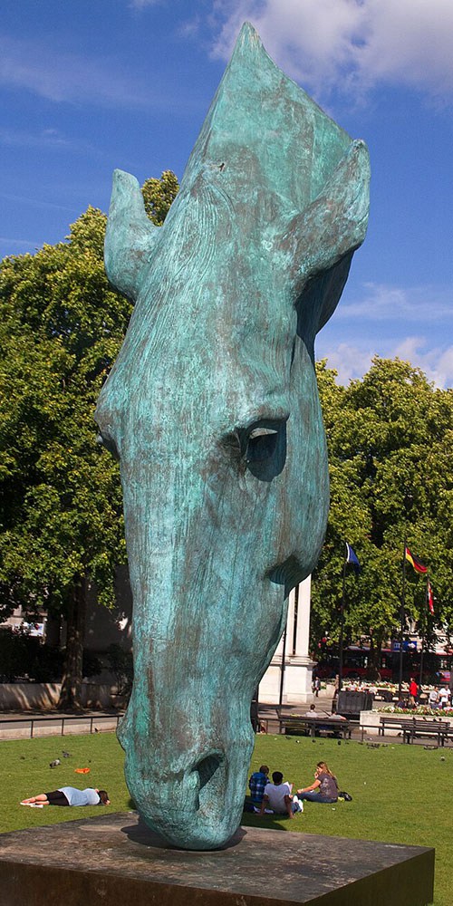 bronze horse statue for public spaces (4)