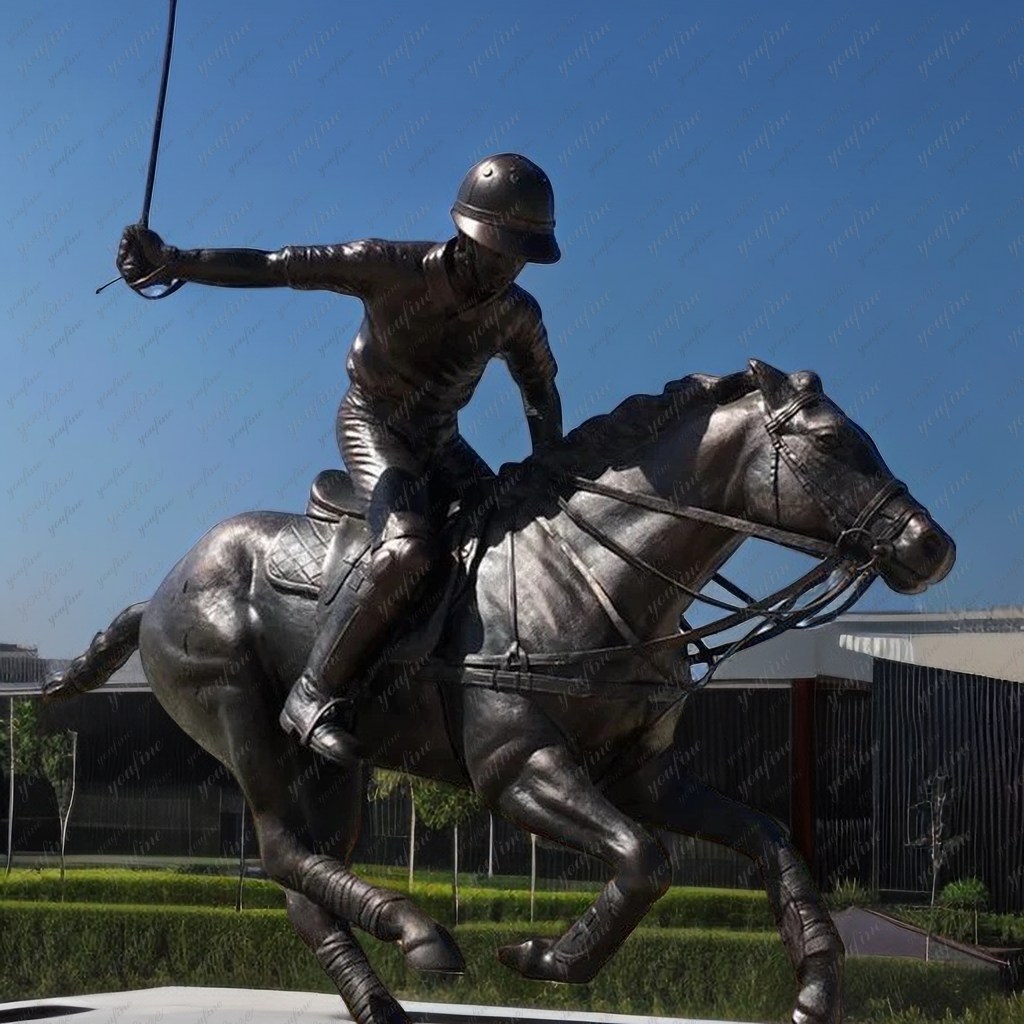 bronze rider statue for sale