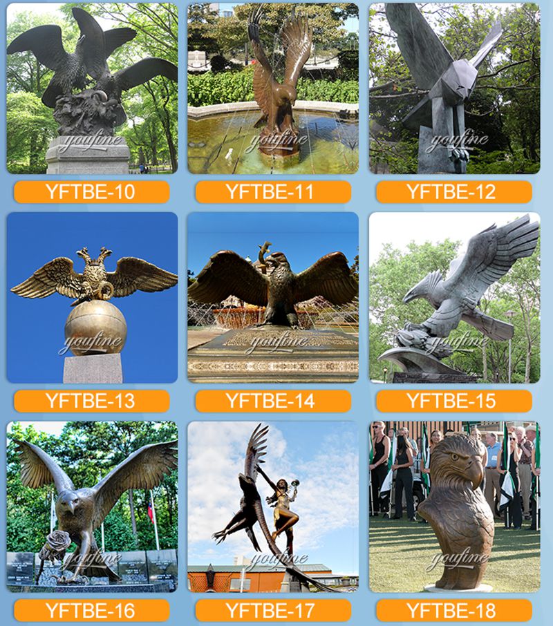 more bronze eagle statue choices (2)