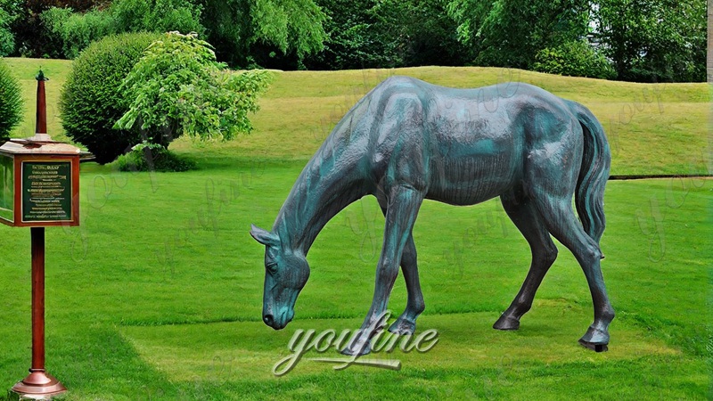 outdoor grazing statue