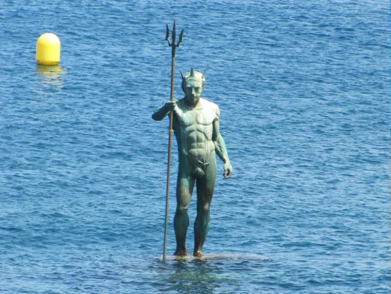 Bronze Poseidon, Gran Canaria Island