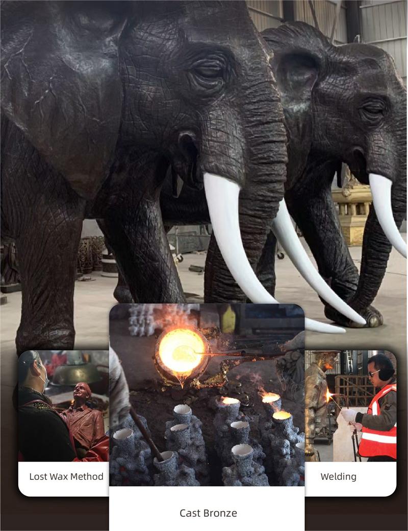 professional casting elephant statue