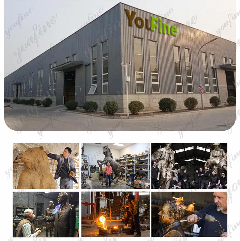 YouFine bronze bear foundry