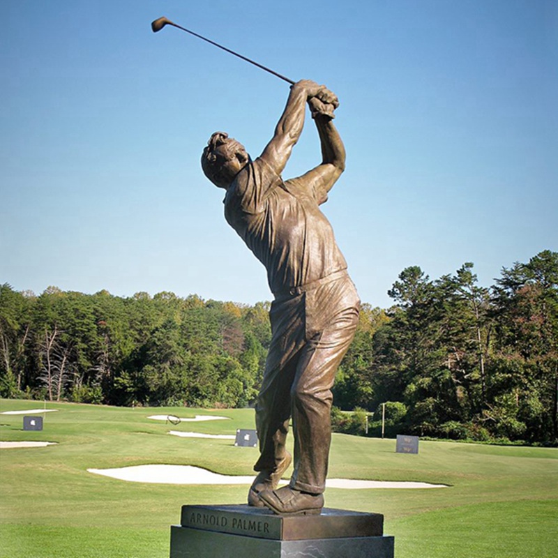 custom bronze golfer statue (1)