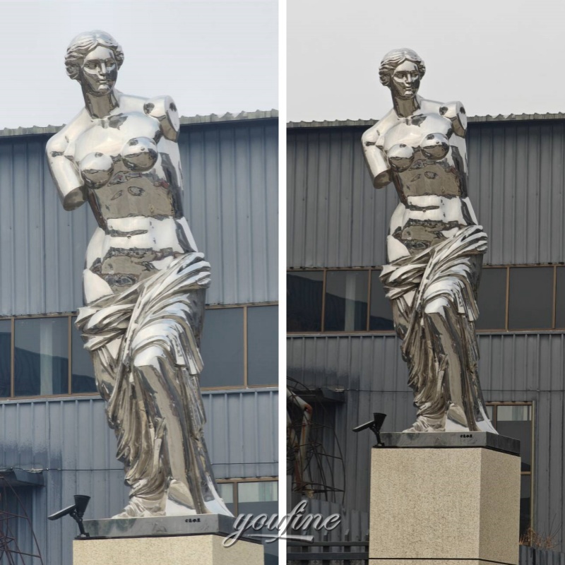 Stainless Steel Venus Sculpture in YouFine Factory