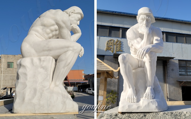 marble the thinker sculpture in factory