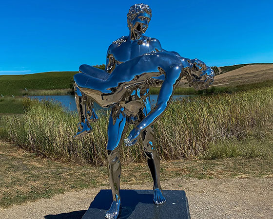 Life Size Metal Man Sculpture for Sale (6)