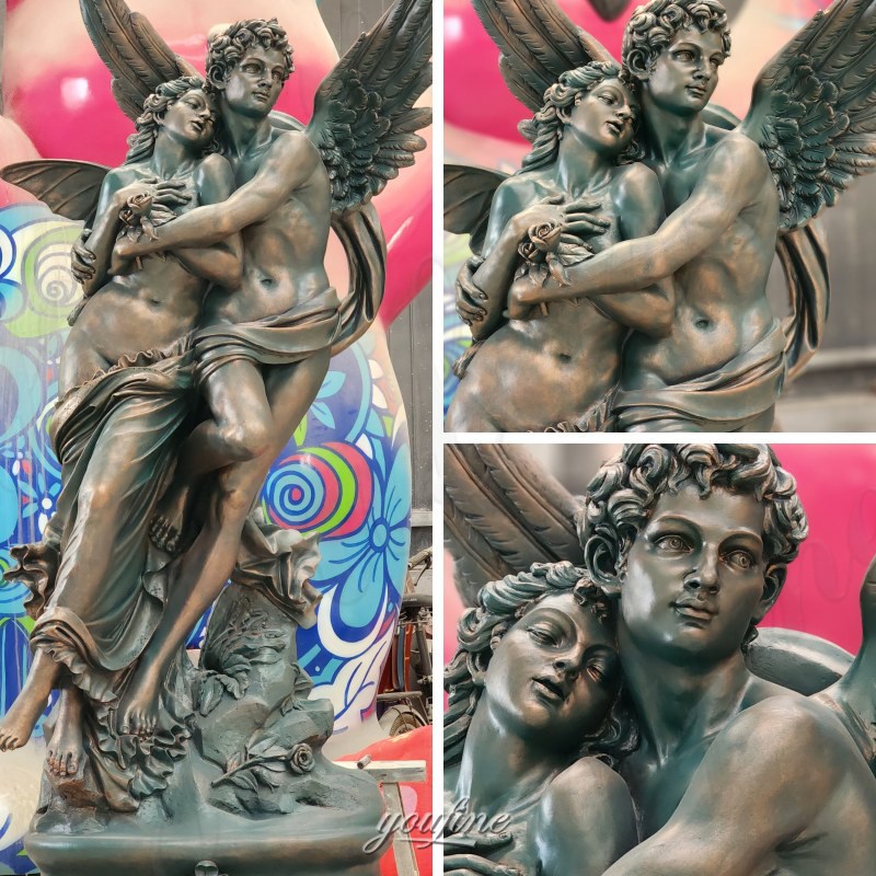 bronze amor and psyche sculpture (4)