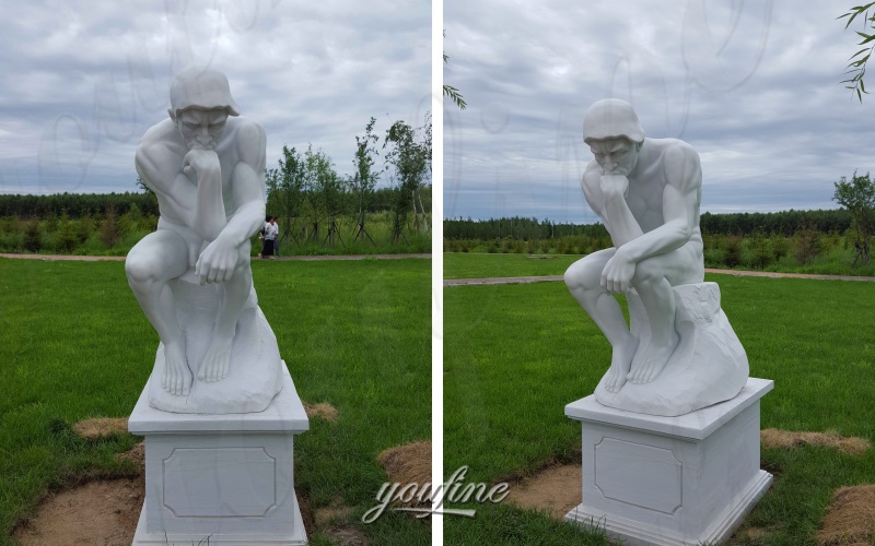 Feedback of Marble the Thinker Sculpture