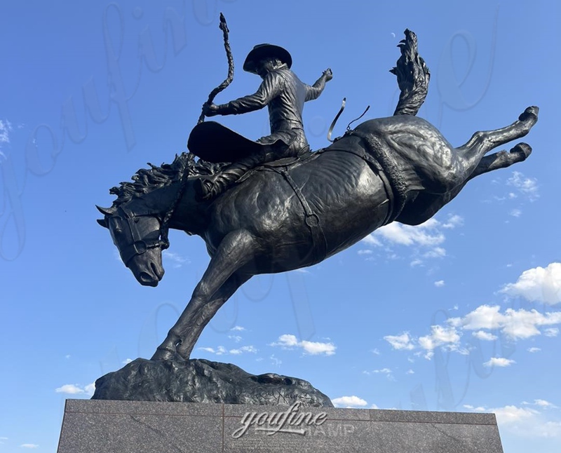 famous bronze cowboy and horse statue (4)