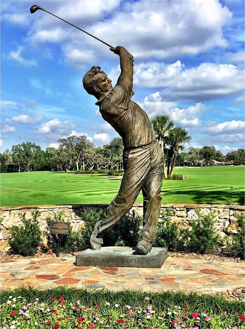 custom bronze golfer statue (2)