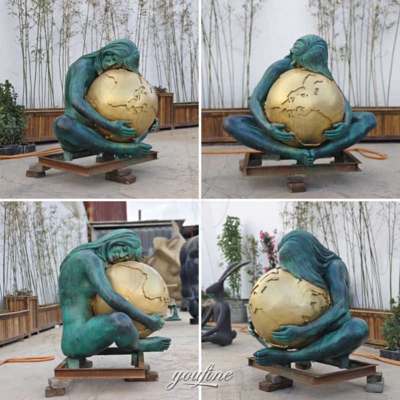 finished Mother Earth sculpture