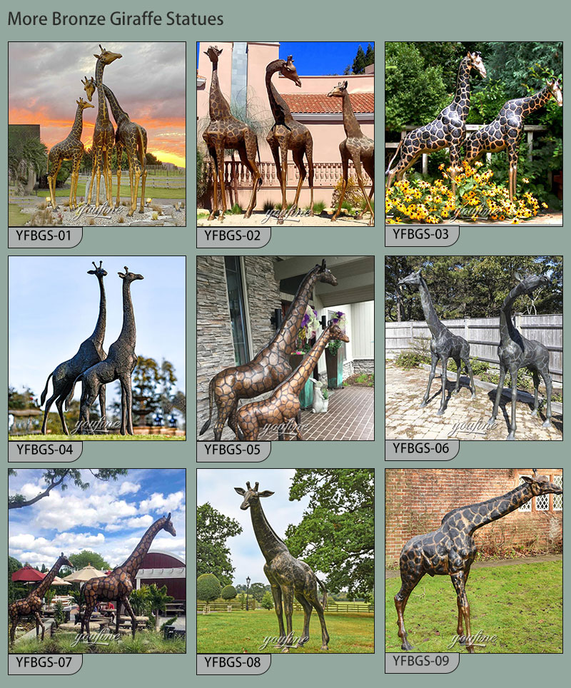 more-bronze-giraffe-statue