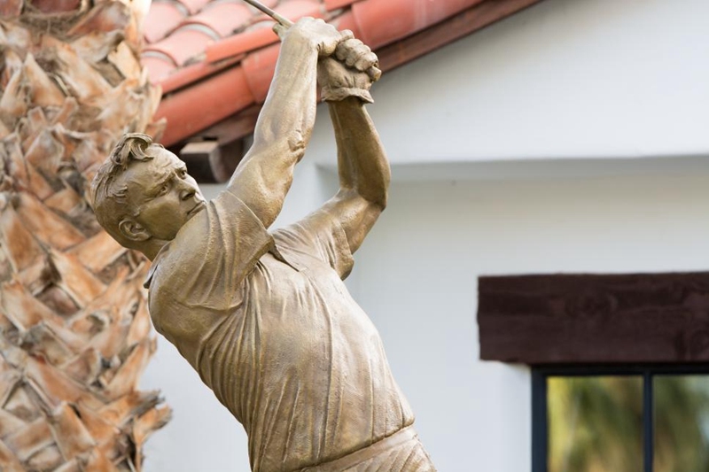 custom bronze golfer statue (4)