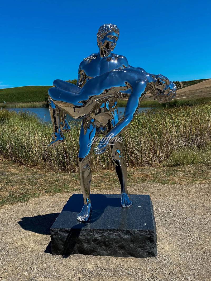 Life Size Metal Man Sculpture 