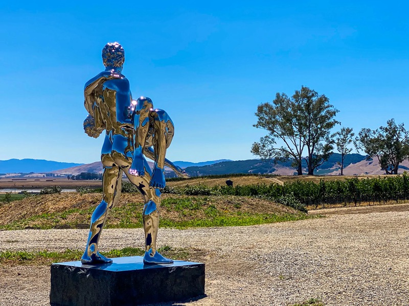 life size metal man sculpture for sale