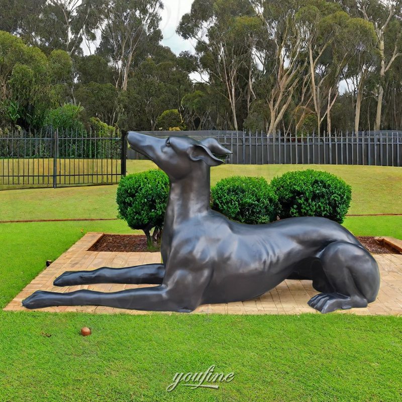 bronze doberman pinscher statue (4)