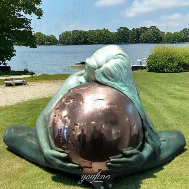 bronze mother earth sculpture (2)