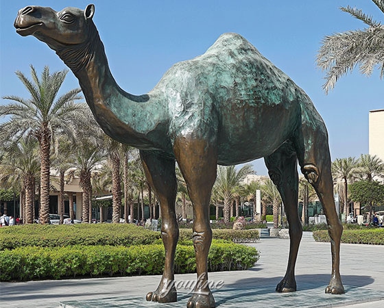 life size bronze camel statue