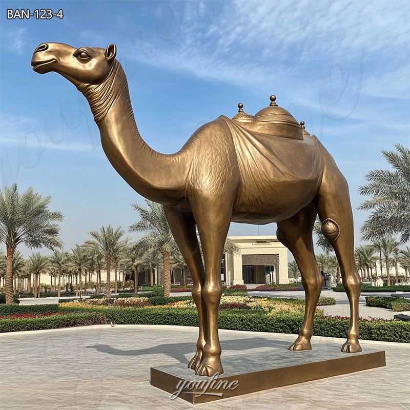 golden camel statue 