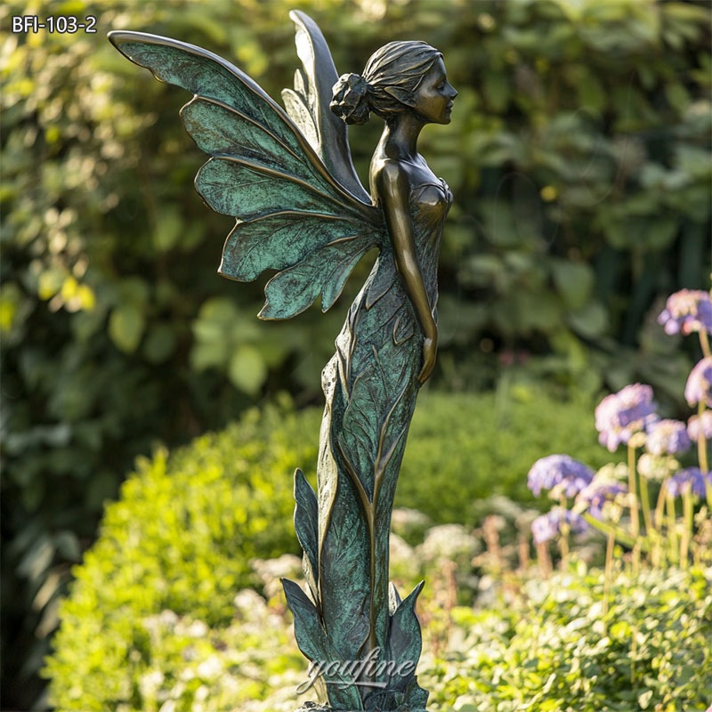 bronze large fairy statue