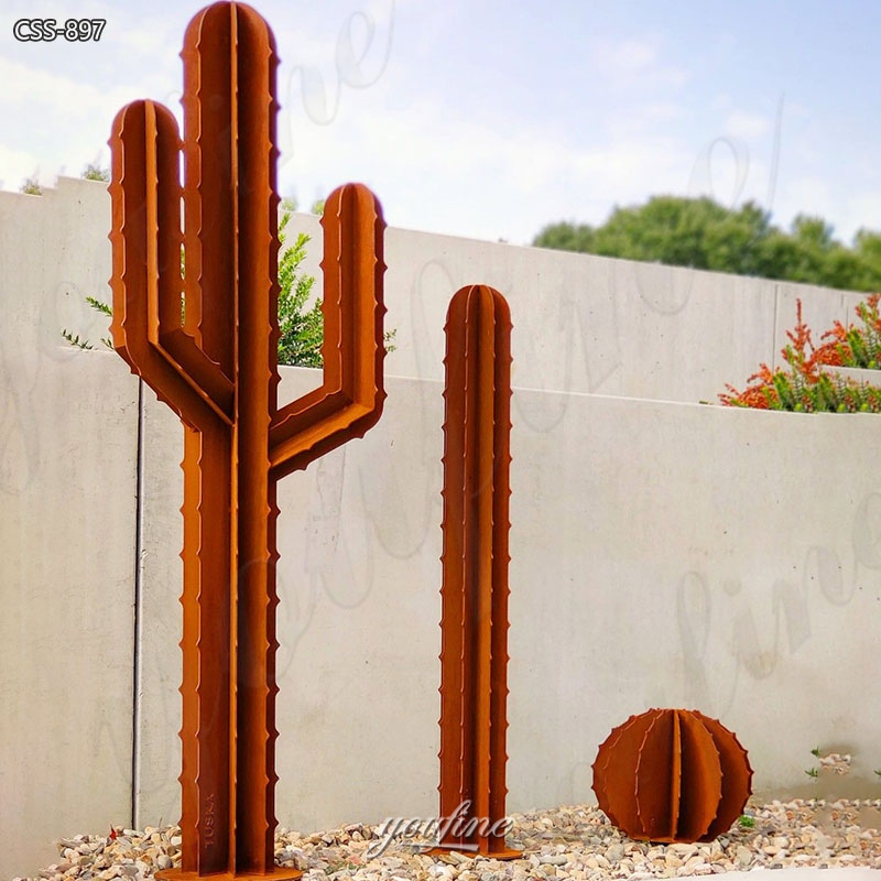 metal outdoor large cactus