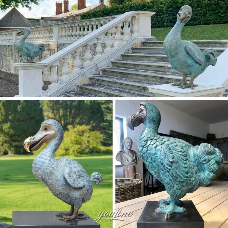 more bronze dodo sculpture