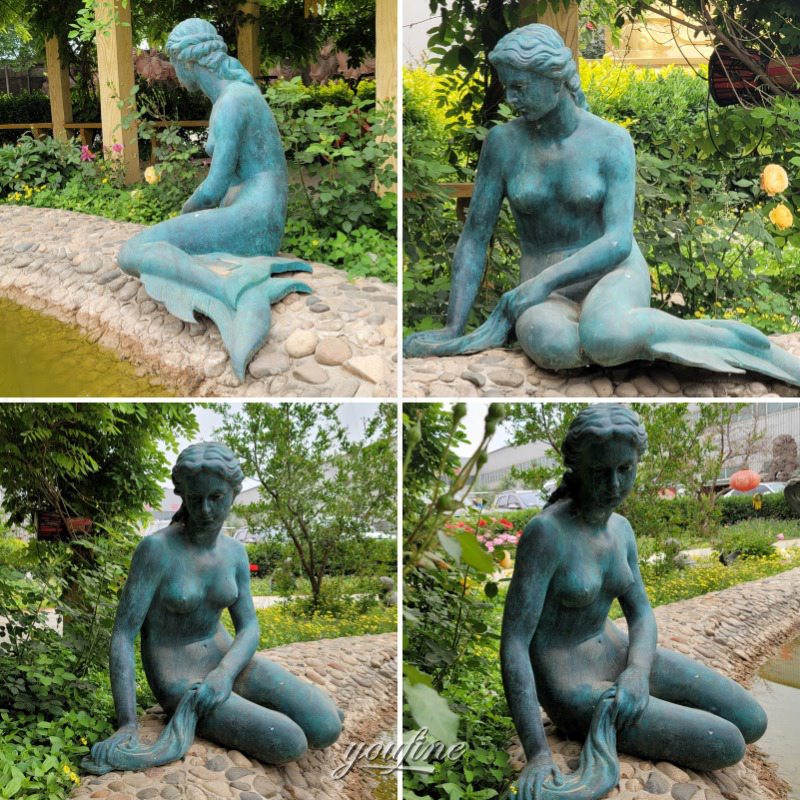 bronze little mermaid sculpture replica