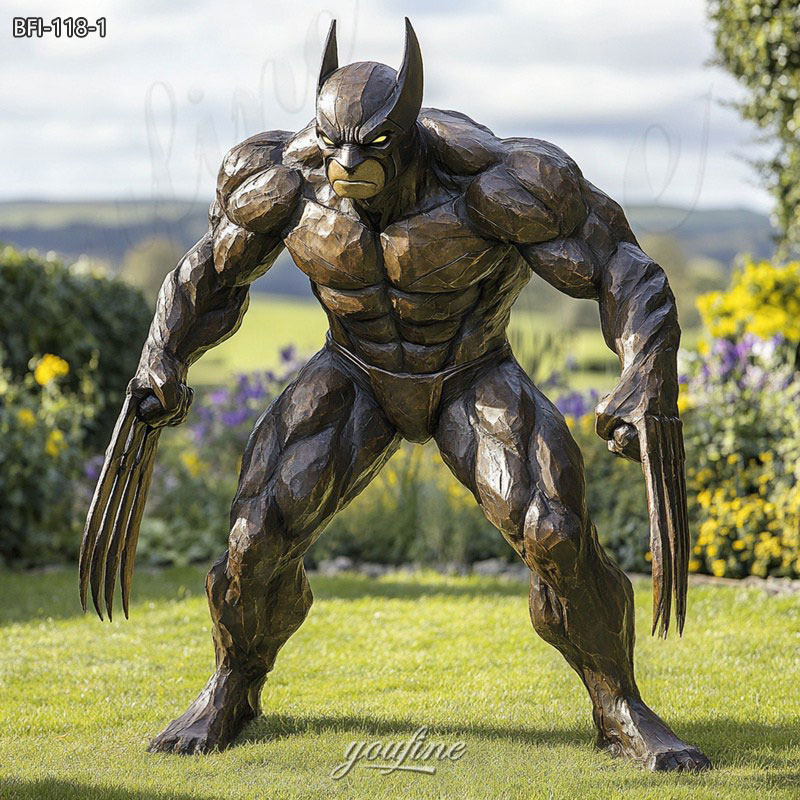 life size wolverine statue