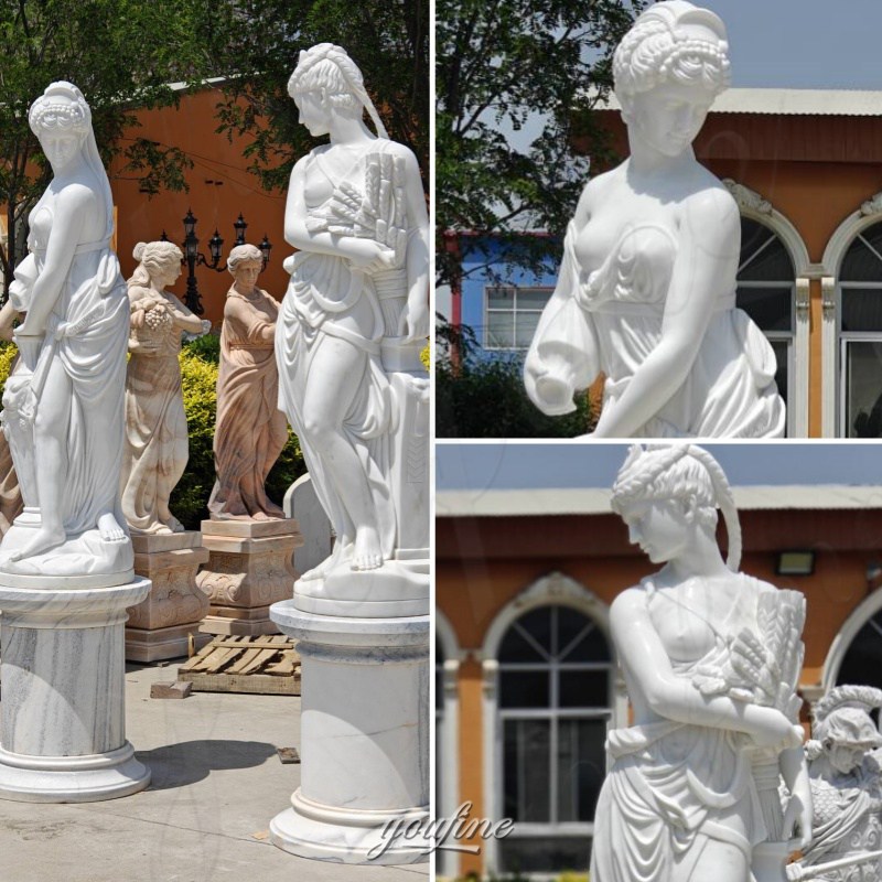 marble garden statue details