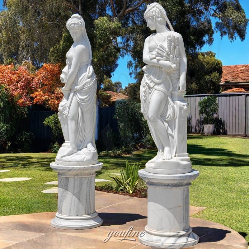 marble garden statues