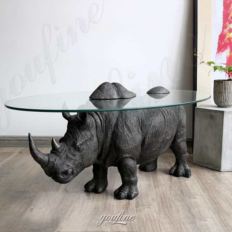 rhino coffee table for home