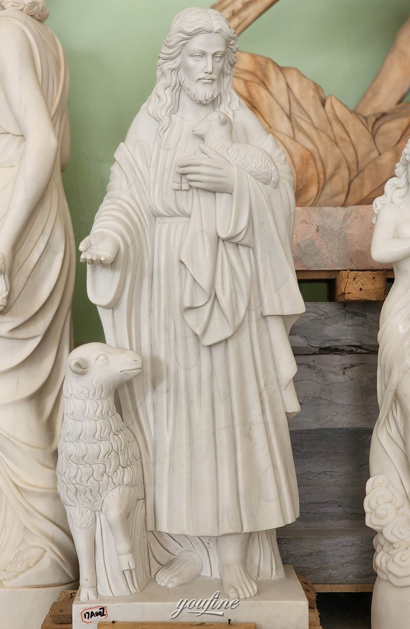 Jesus as the Good Shepherd Statue in YouFine Factory