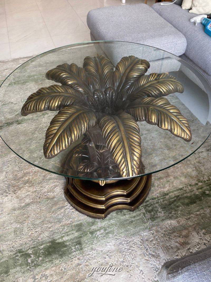 unique palm tree coffee table