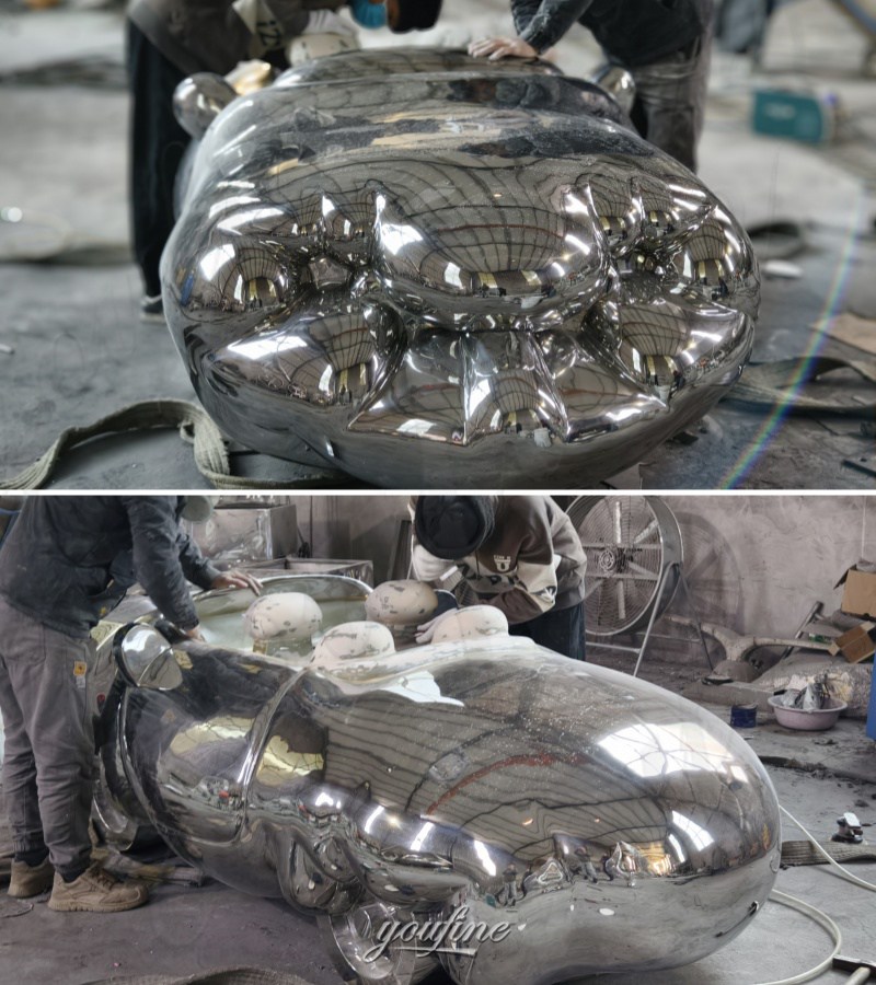 car sculpture polishing