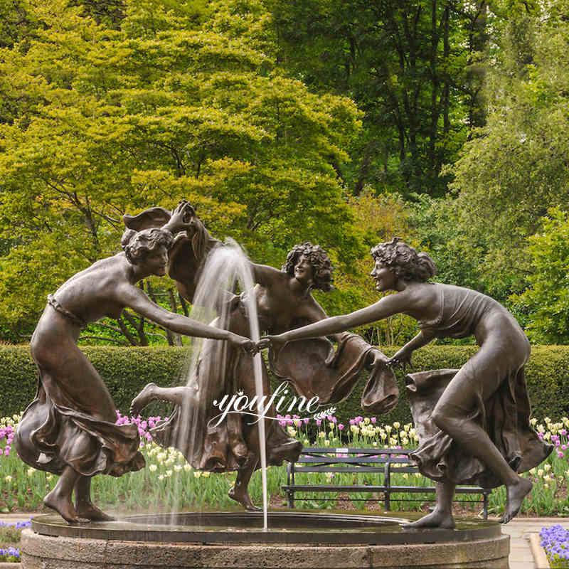 three_greek_goddess_bronze_garden_fountain