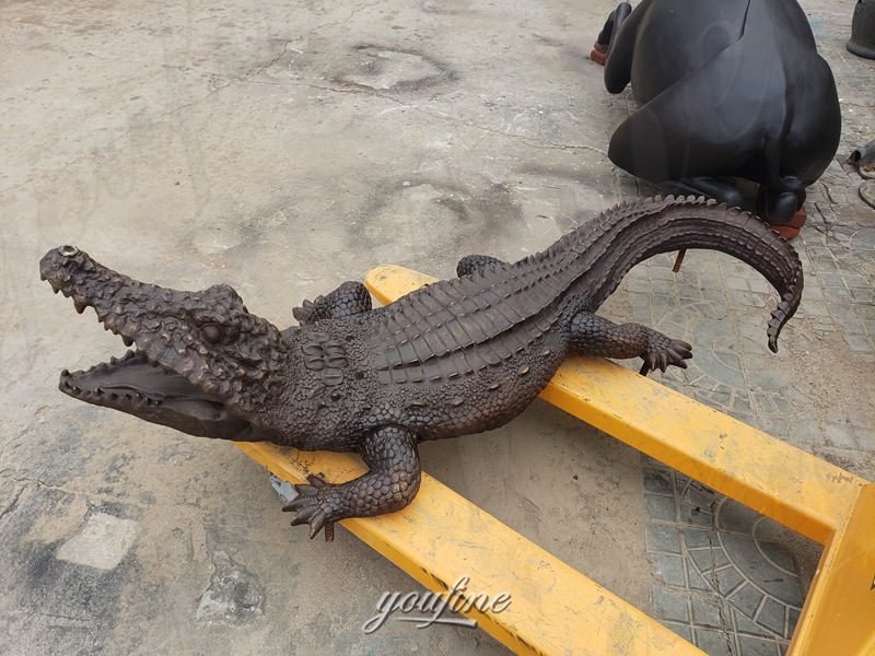 crocodile garden ornament