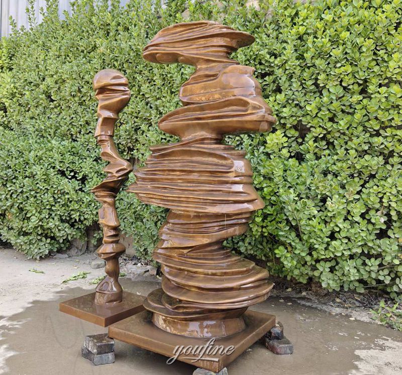 finished Tony Cragg sculpture