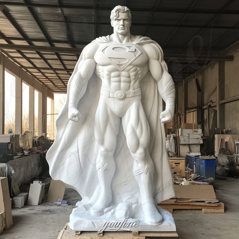 life size superman statue