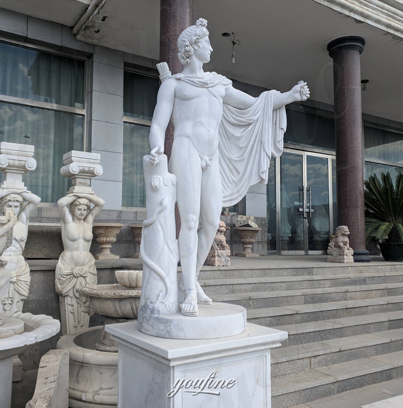 marble apollo sculpture