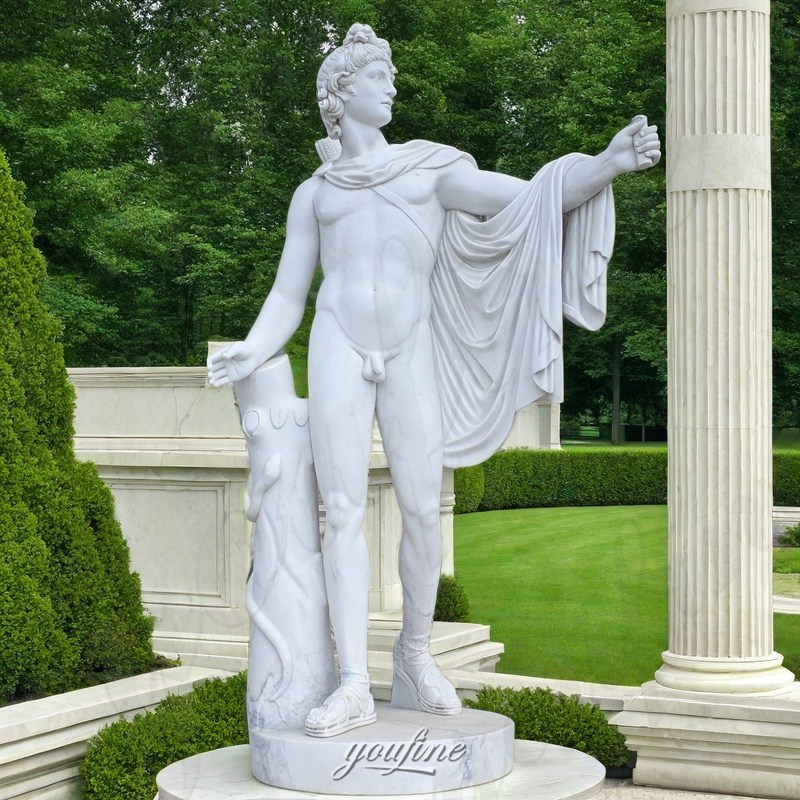 marble apollo statue